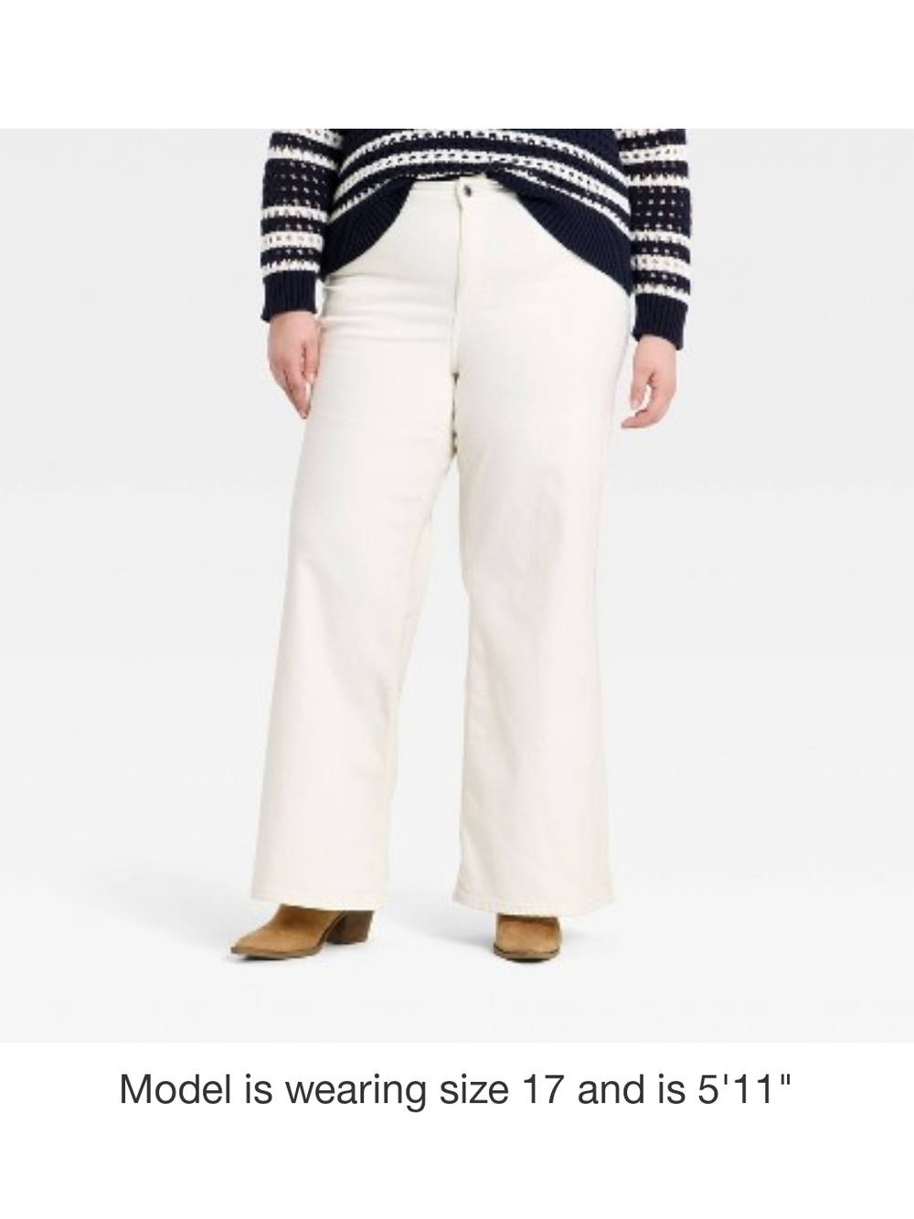 Universal Thread Wide-Leg Jeans in White - NEW WITH TAGS